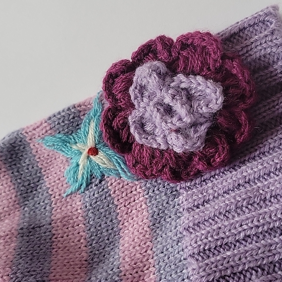 Knit scarf, beanie, and glove set - Picture 4 of 9